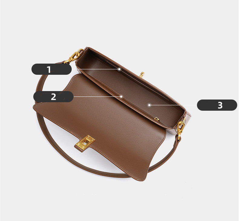 Stylish Compact Shoulder Bag for Women - Lightweight & Trendy Crossbody Purse - Perfect for Work, Travel & Everyday Use