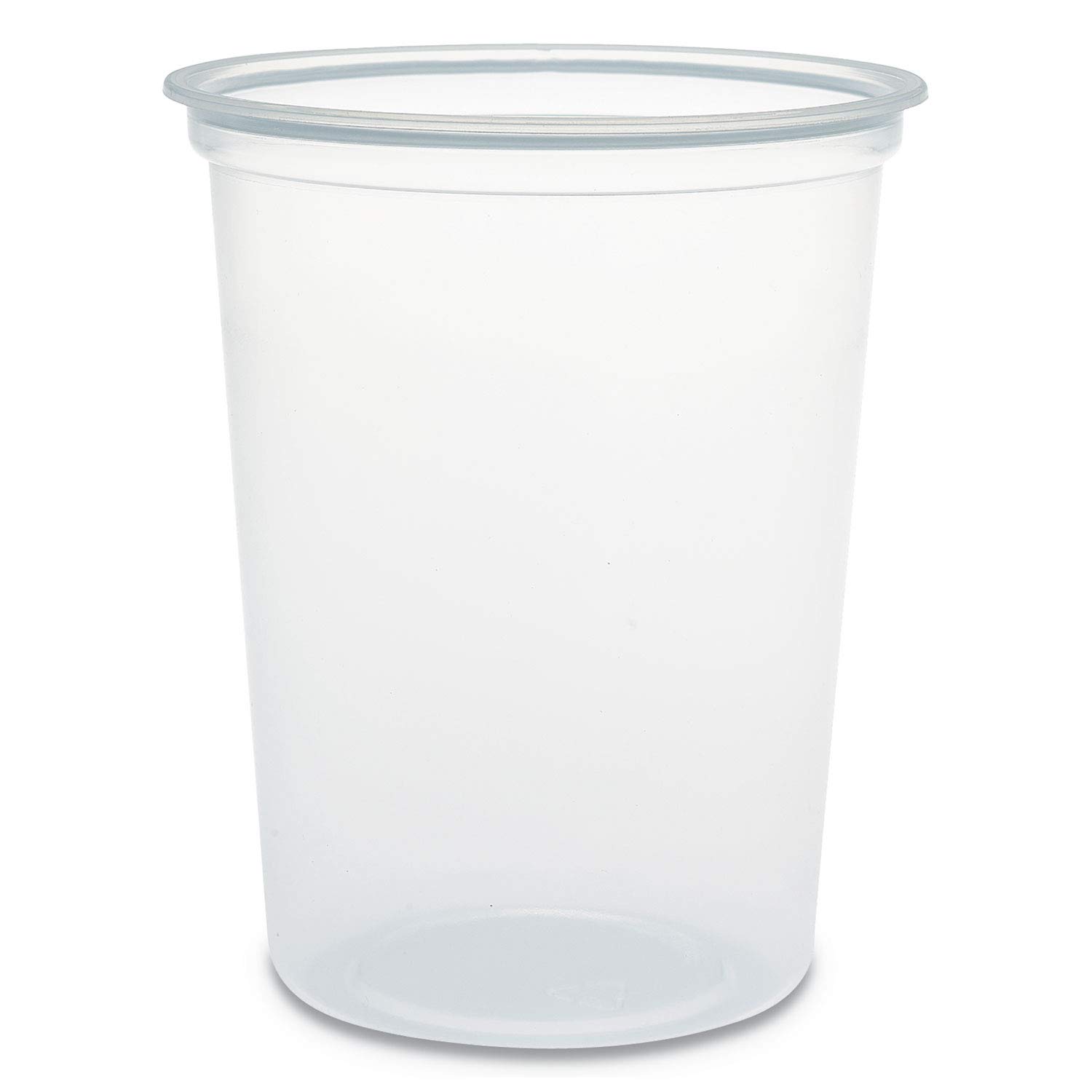 Solo MN32-0100 32 oz Clear Polypropylene Deli Containers - 500 Pack | BPA-Free Food Storage Containers for Restaurants, Catering & Meal Prep