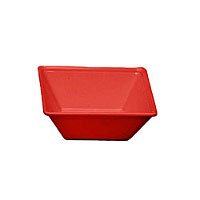 Thunder Group 16 oz Passion Red Square Bowls - Set of 12 [PS5006RD] | Durable Melamine Serving Bowls for Restaurants, Catering & Party Use