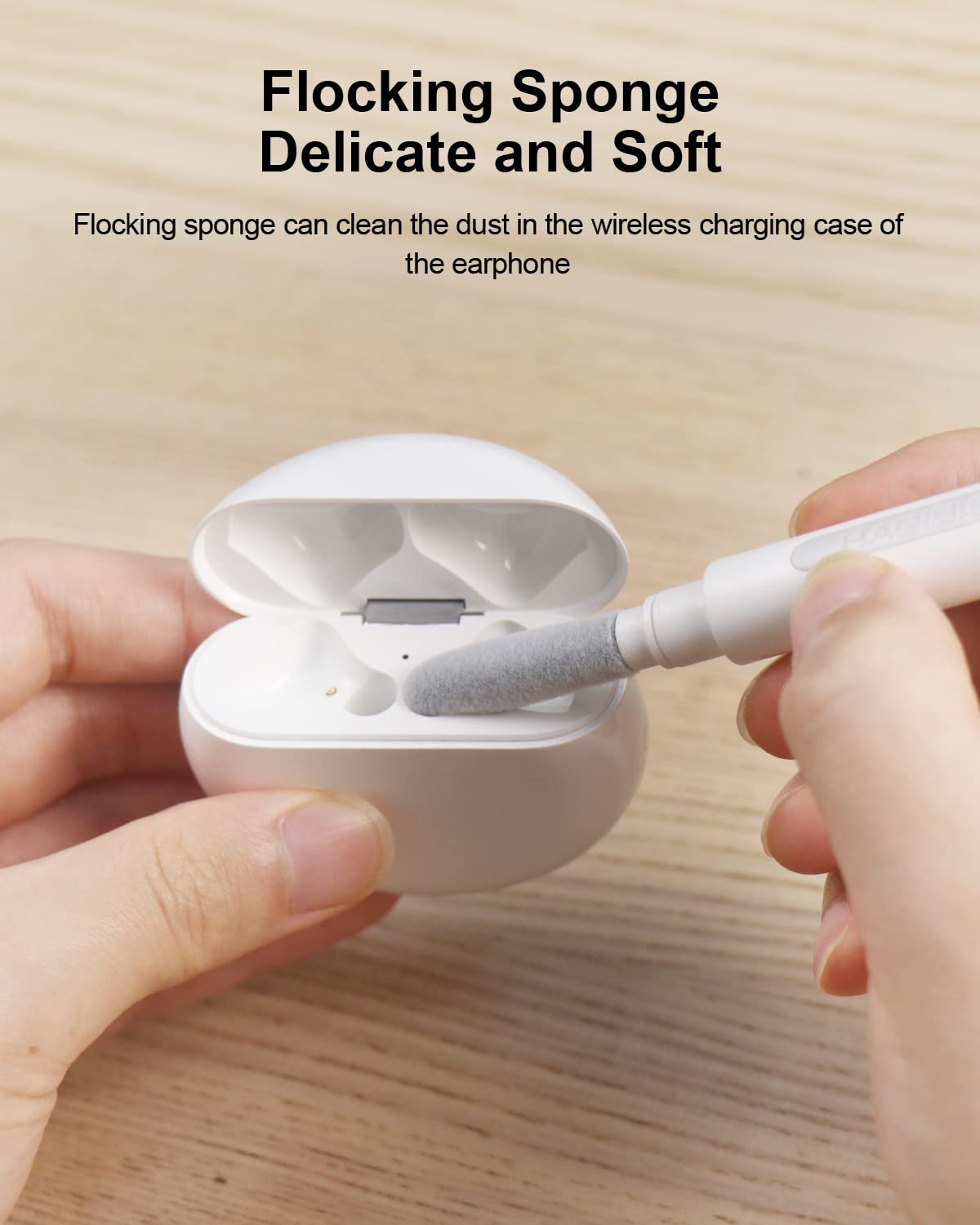 Hagibis AirPods Pro 1/2/3 Cleaning Kit - Multi-Function Cleaner Pen with Soft Brush for Bluetooth Earphones & Case - Compatible with iPhone 16/15 Pro Max - White Cleaning Tools for Camera Lens & Lego Accessories - Perfect for Travel, Office & Home Use