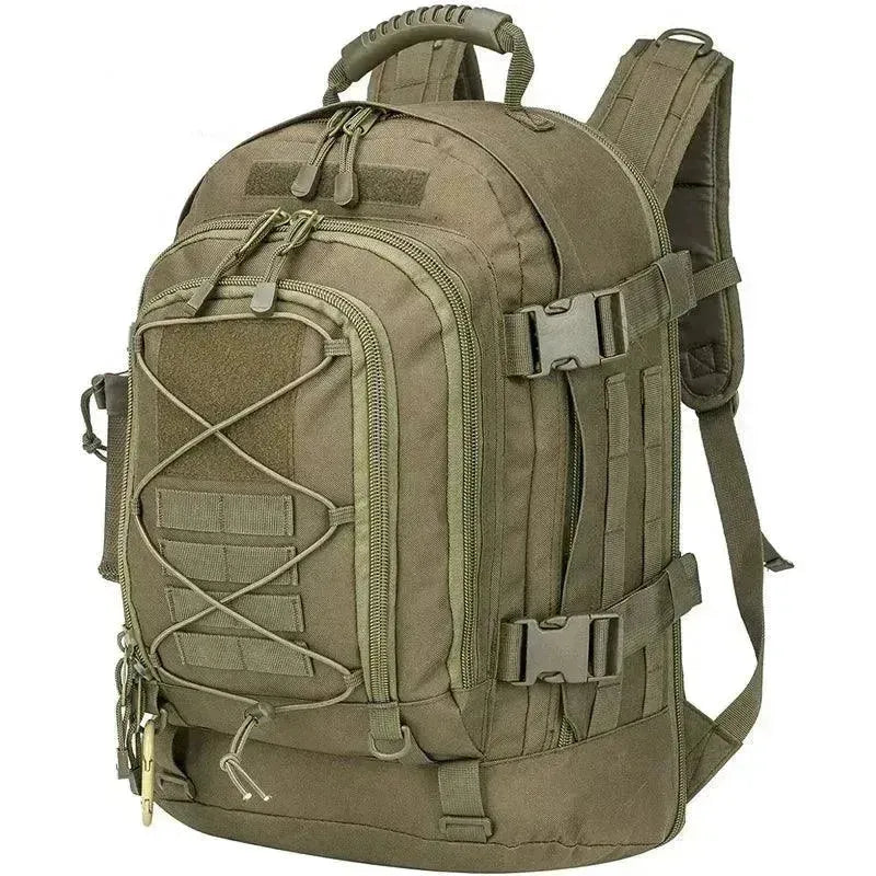 60L Military Tactical Backpack - Waterproof Durable Rucksack for Hiking, Camping & Outdoor Adventures - Perfect for Army, Hunting & Survival Gear