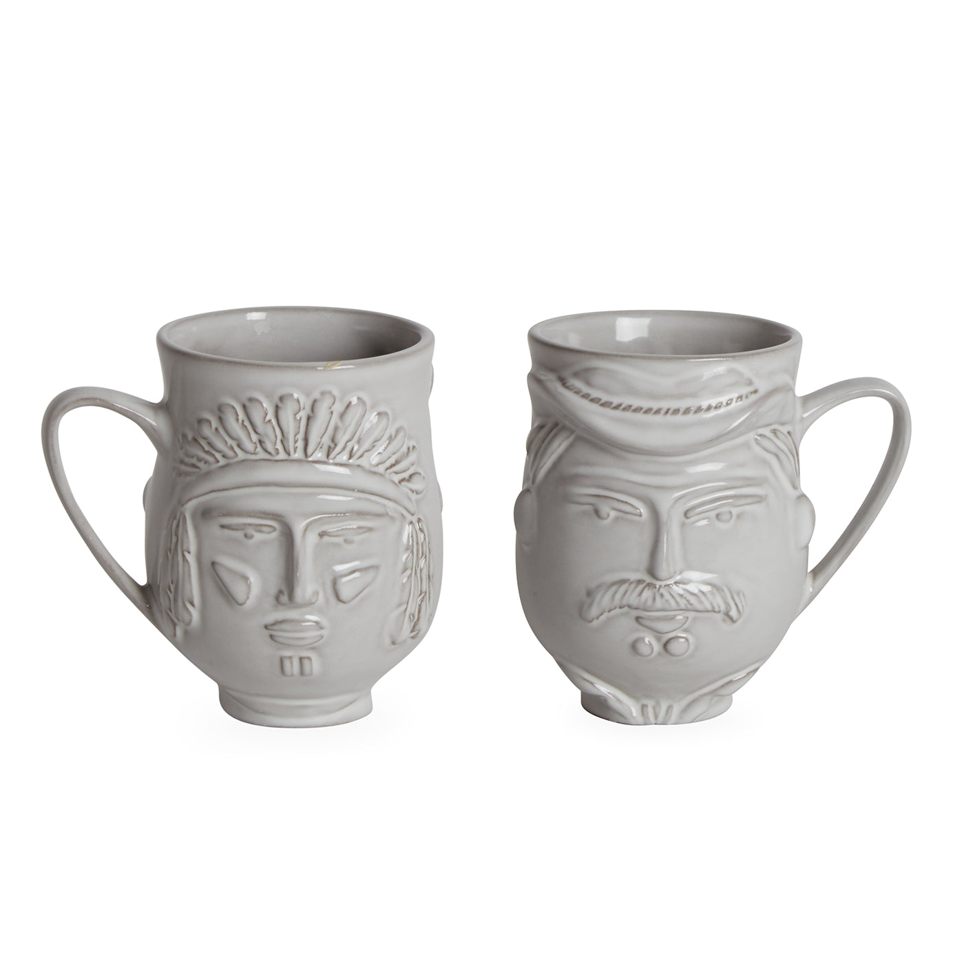 Utopia Go West Ceramic Coffee Mug - 11oz Travel Mug for Hot & Cold Drinks - Perfect for Camping, Office, and Home Use