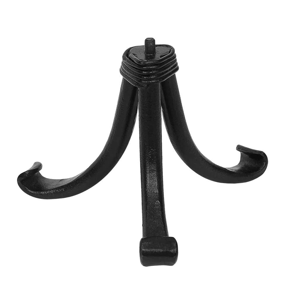 CGB-07T-TR 12 Inch Teal Crackle Finish Tripod Stand Bracket - Sturdy Bird Bath Holder for Garden, Patio & Outdoor Decor