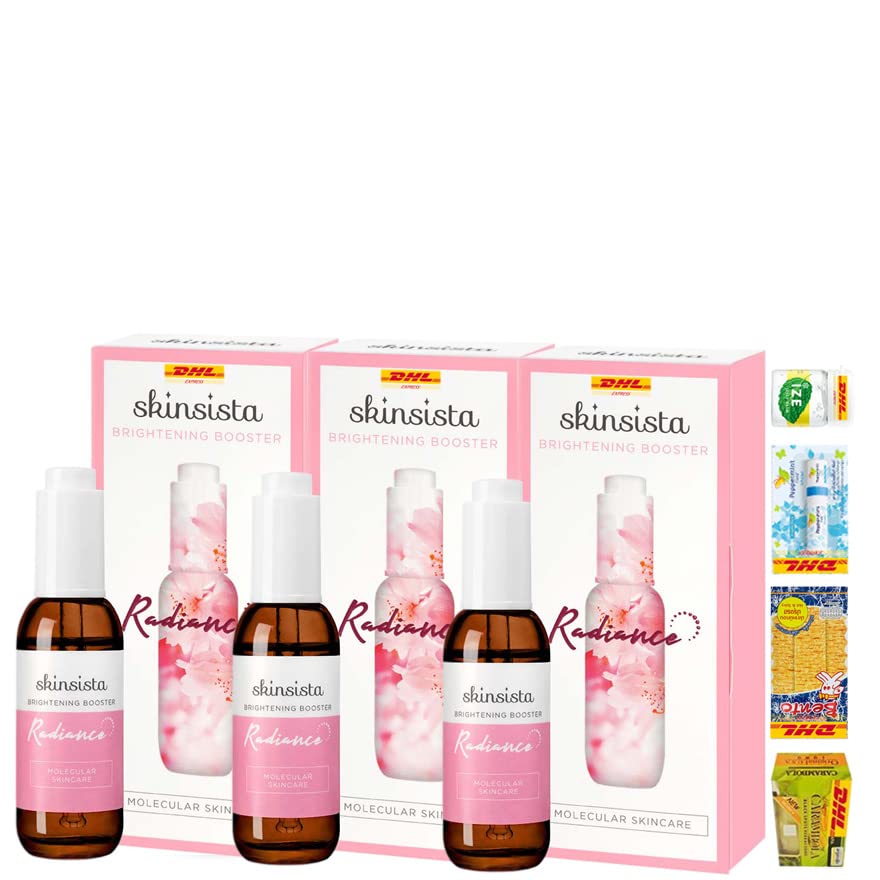 Radiant Cherry Blossom Booster Serum - 15ml (3-Pack) for Smooth, Clear & Soft Skin | Anti-Aging Face Serum with Natural Extracts | Perfect for Daily Skincare Routine & Nighttime Hydration | Free Beauty Gifts Included | Fast DHL Shipping by Beautygoodshop