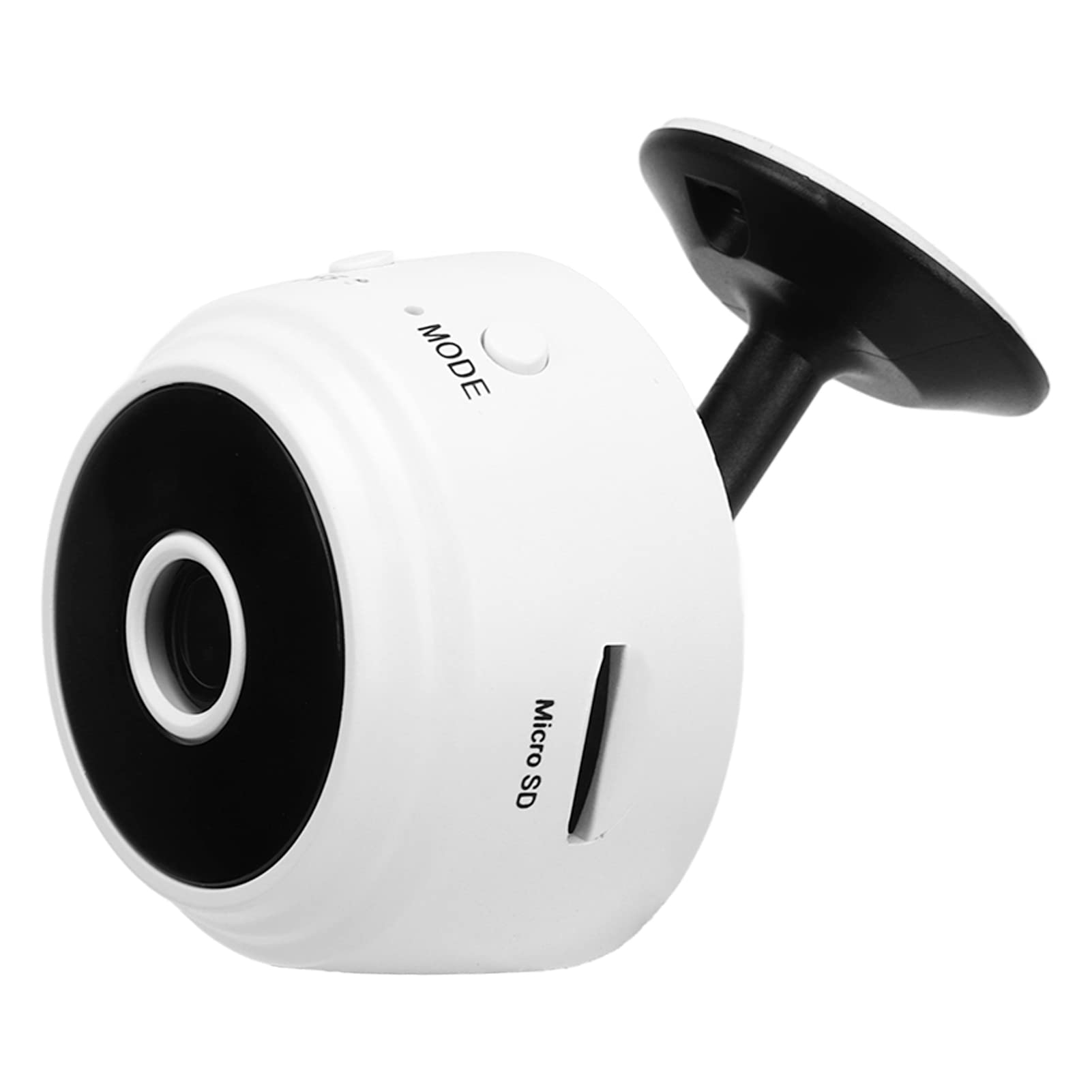 1080P HD Hidden Spy Camera - Mini WiFi Security Camera for Indoor & Outdoor Use, Battery Powered with Magnetic Mount, 45 Min Backup - Perfect for Home, Office & Baby Monitoring (White)