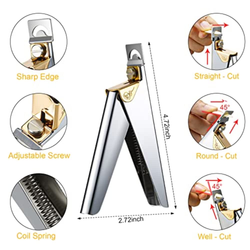 Professional Bunny Nail Studio Tip Cutter for Acrylic & Gel Nail Extensions | Precision Manicure Tool for Nail Art & Salon Use | Durable Silver Nail Clipper for Home & Professional Styling