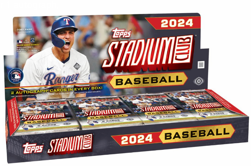 2024 Topps Stadium Club Baseball Hobby Pack - Premium Trading Cards for Collectors | Perfect for Sports Memorabilia Collections & Fantasy Baseball Fans