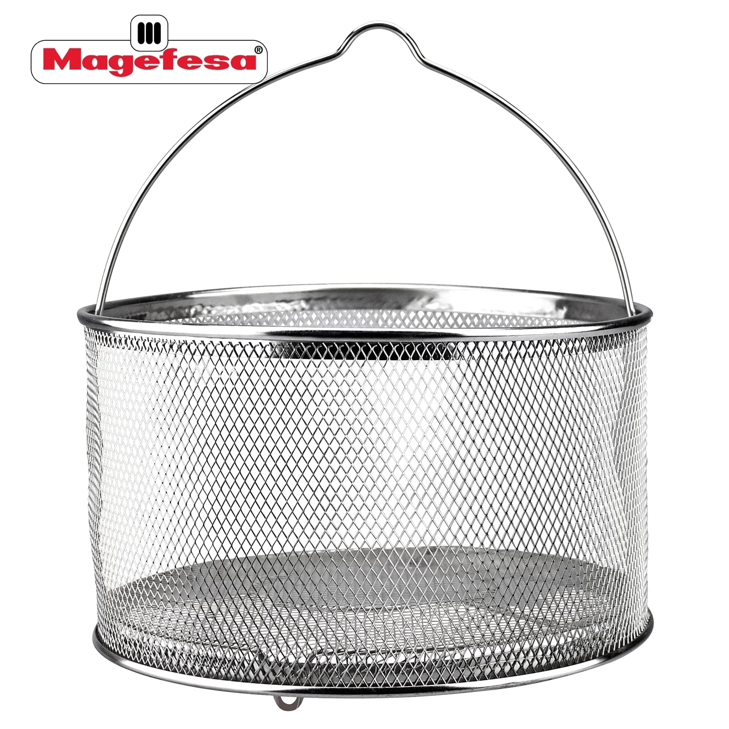 MAGEFESA IDEAL 11-Piece Stainless Steel Cookware Set - 2 Stock Pots, 2 Saucepans, 2 Mini Sauté Pans, 2 Frying Pans with Mesh Strainer - Induction Compatible & Dishwasher Safe - Perfect for Home Cooking, Professional Chefs & Restaurant Use