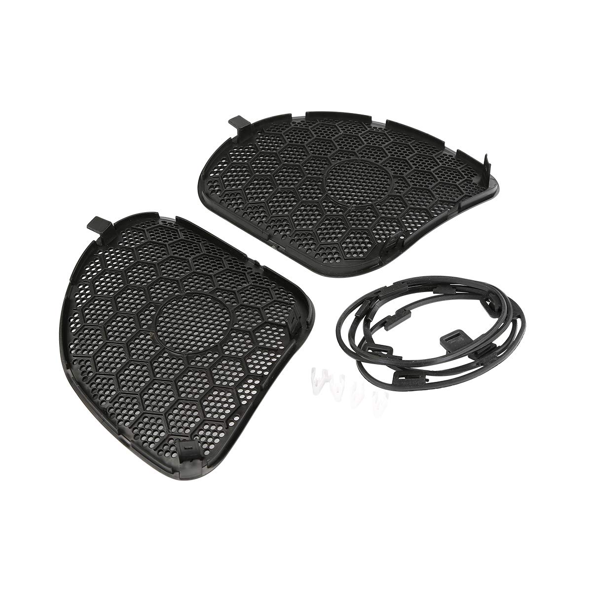 XFMT Speaker Grills Mesh Front Fairing Speaker Grilles for Harley Road Glide FLTRX Ultra FLTRU 2015-2023 - Premium Motorcycle Audio Upgrade for Enhanced Sound & Style on Long Rides