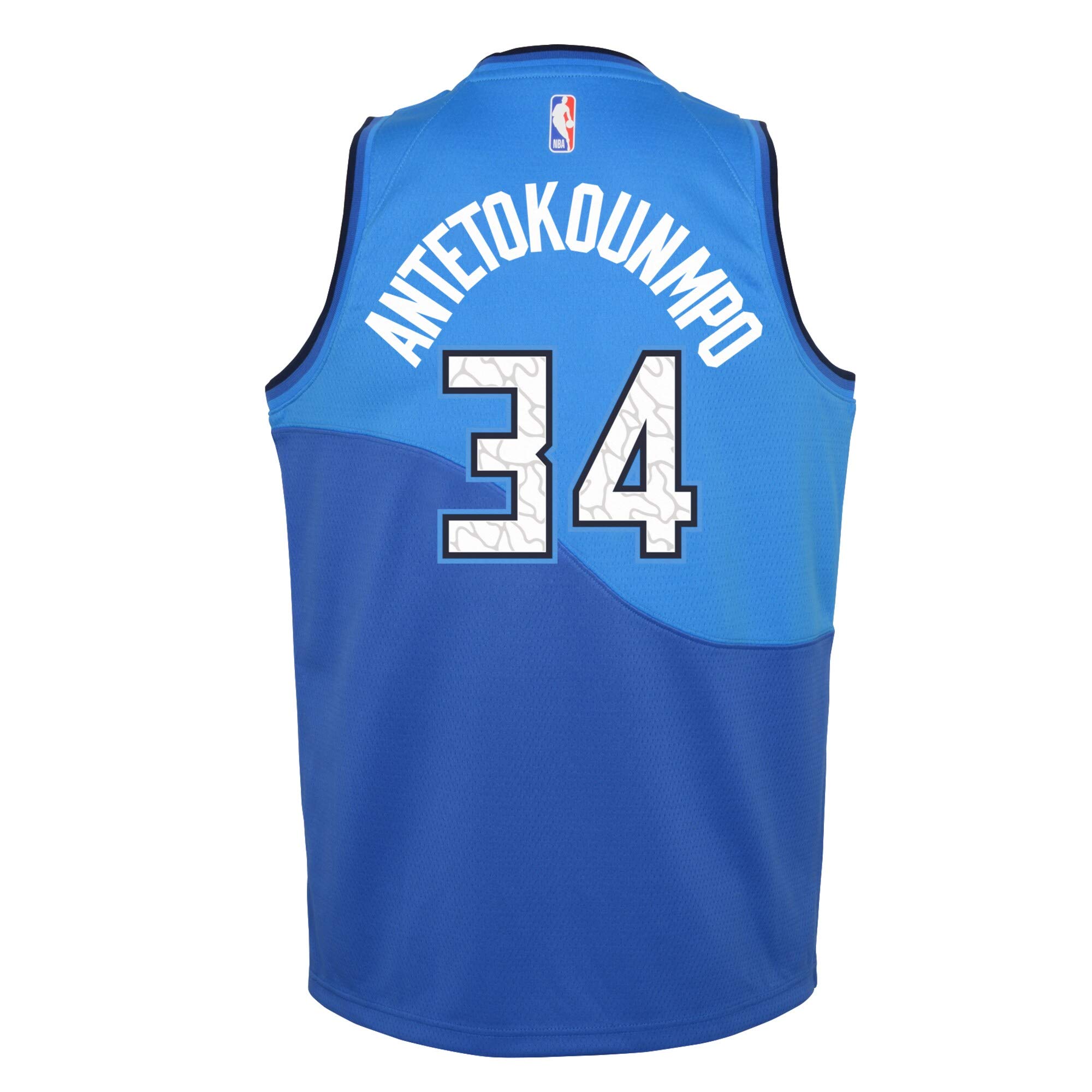 Giannis Antetokounmpo Milwaukee Bucks #34 Blue NBA City Edition Jersey for Infants & Toddlers - Perfect for Game Day, Birthday Gifts & Basketball Fans