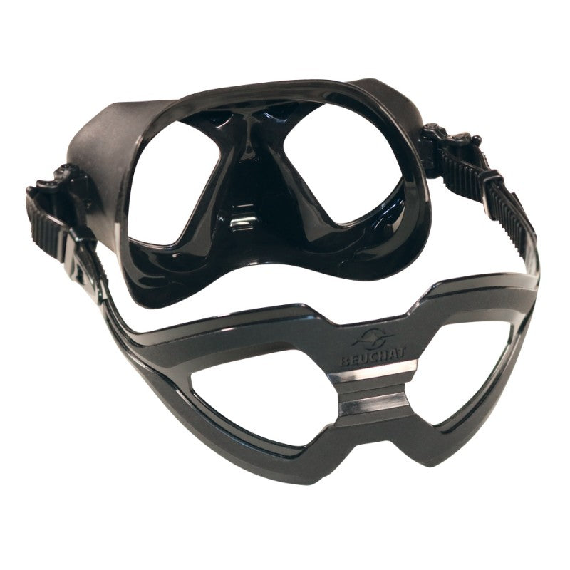 BEUCHAT SHARK Low Volume Scuba Diving Mask - Perfect for Snorkeling, Freediving, and Underwater Photography