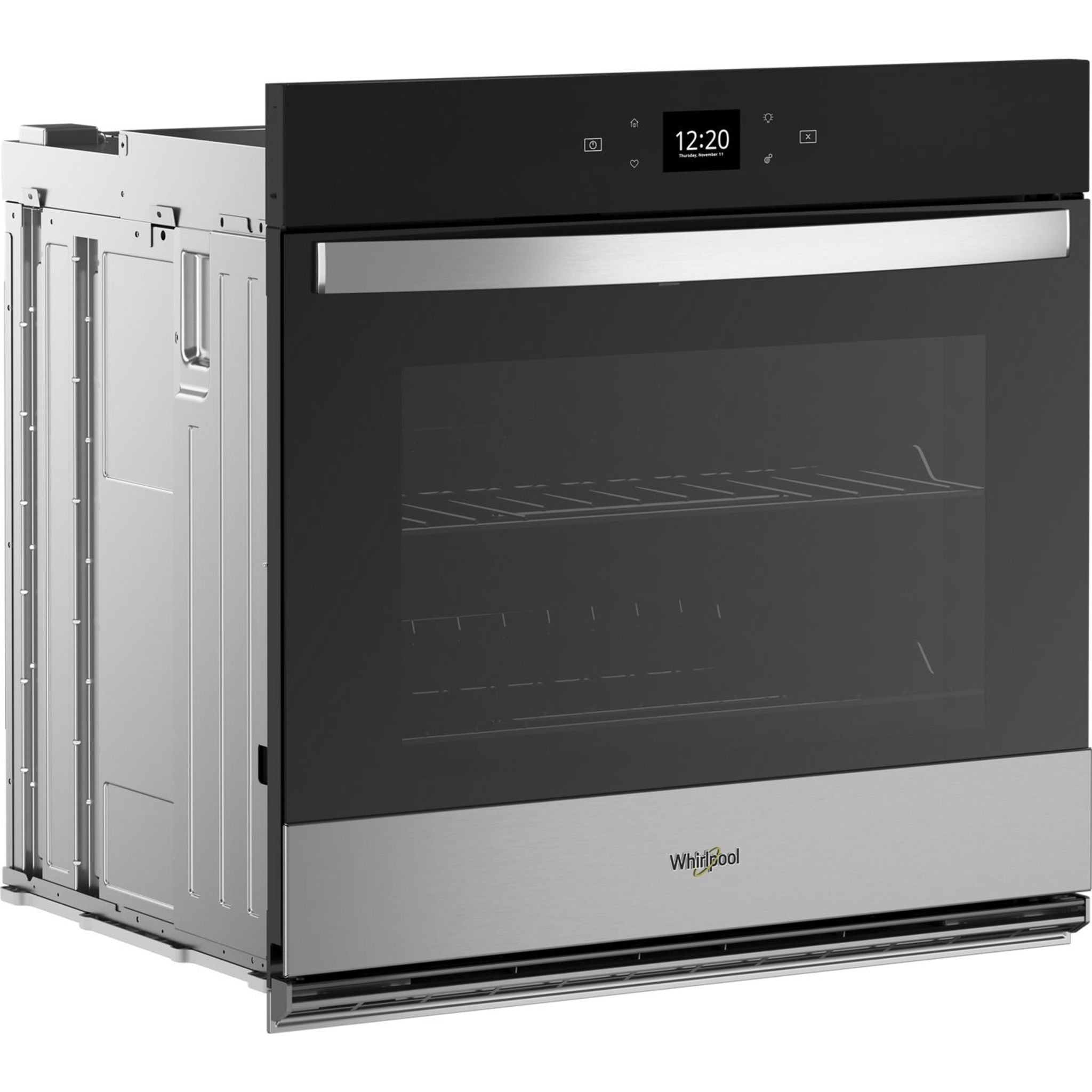 Whirlpool 30 Inch Convection Wall Oven (WOES5030LZ) - Fingerprint Resistant Stainless Steel - Perfect for Modern Kitchens & Baking Enthusiasts
