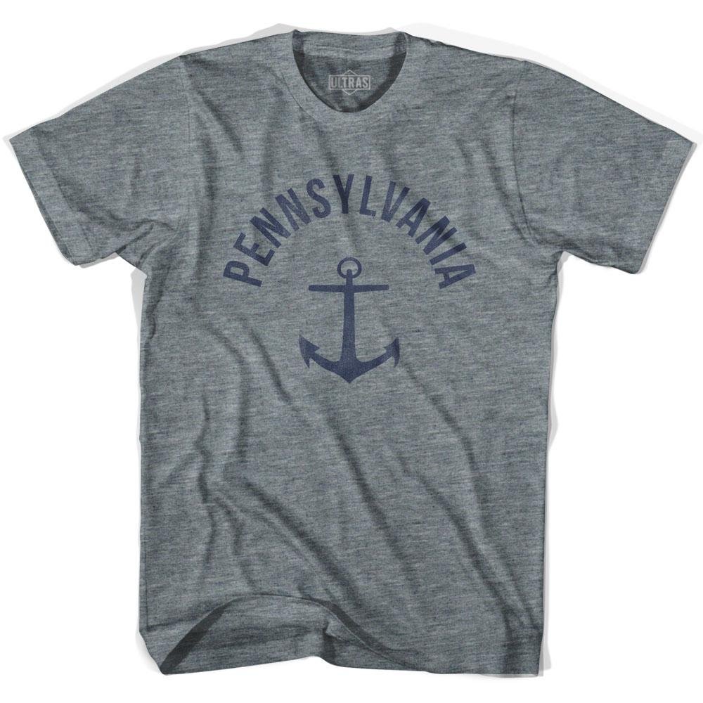 Penn State Anchor Home Tri-Blend Comfortable Adult T-Shirt - Soft Vintage Style Tee for Men & Women - Perfect for Game Day, Casual Wear & College Spirit
