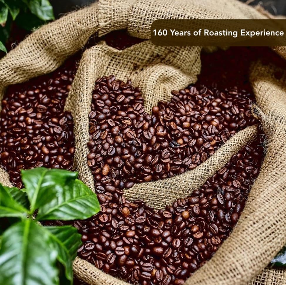 Premium Lion Coffee Chocolate Macadamia Flavored Ground Coffee - Light Roast Hawaiian Blend, 24oz Bag for Rich Aroma & Smooth Taste - Perfect for Morning Brew, Office Break or After-Dinner Dessert Pairing
