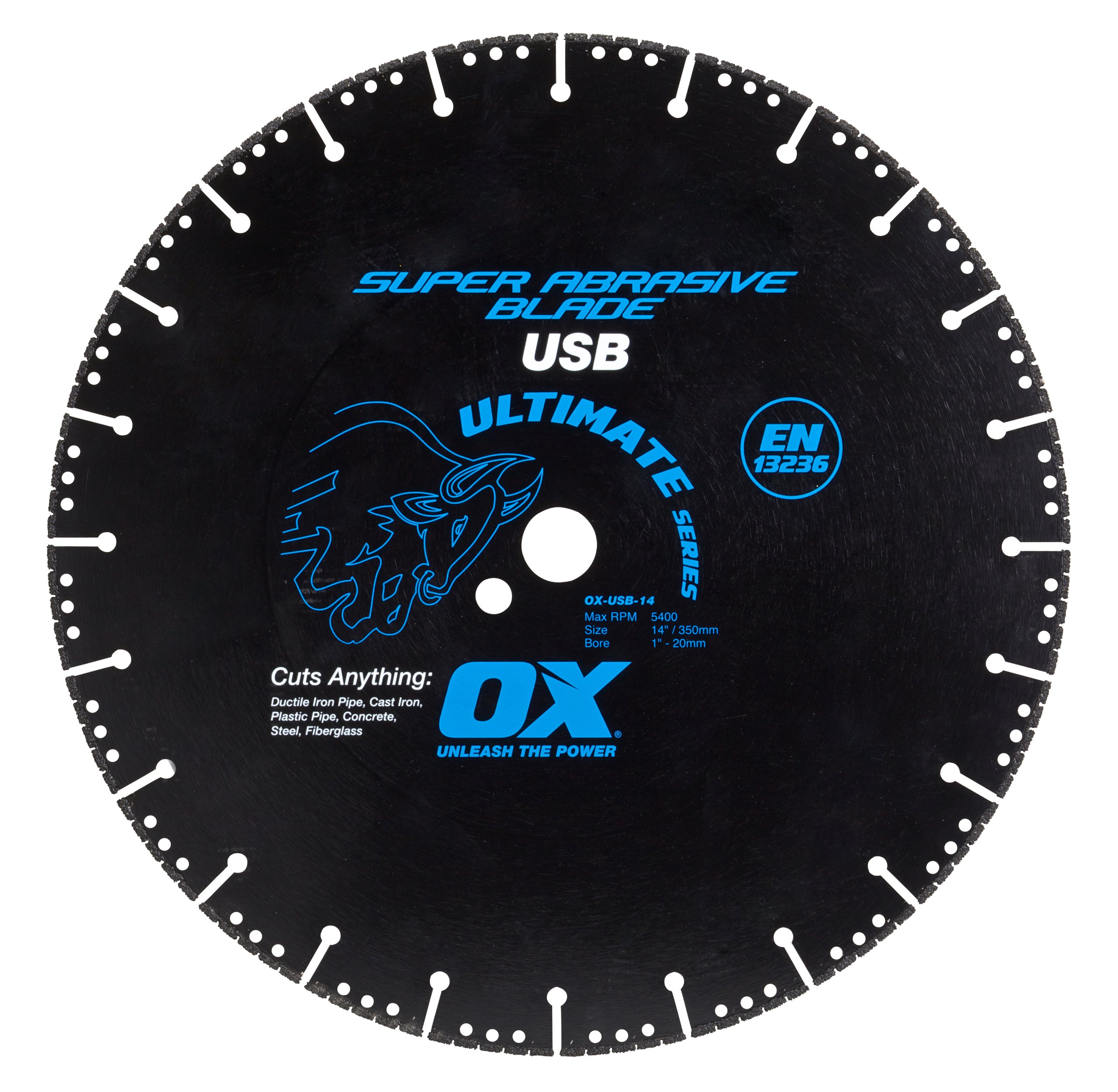 OX Tools 7-Inch Ultimate Universal Superabrasive Blade - Premium Diamond Cutting Disc for Concrete, Tile & Stone - Perfect for Construction, Masonry & DIY Projects