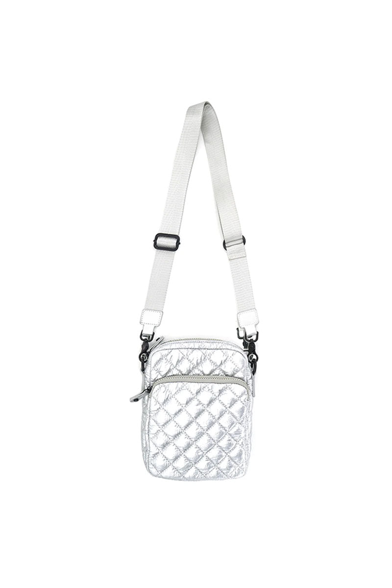 Quilted Crossbody Phone Bag for Women - Large Capacity Anti-Theft Purse with Zipper Pocket - Perfect for Travel, Shopping, and Everyday Use