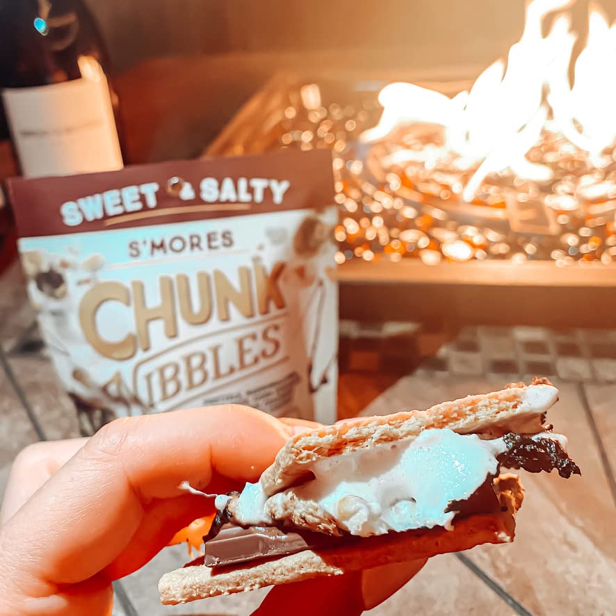 S'mores Snack Mix - Sweet & Salty Treats (4.25oz, 3 Packs) for Picnics & Parties