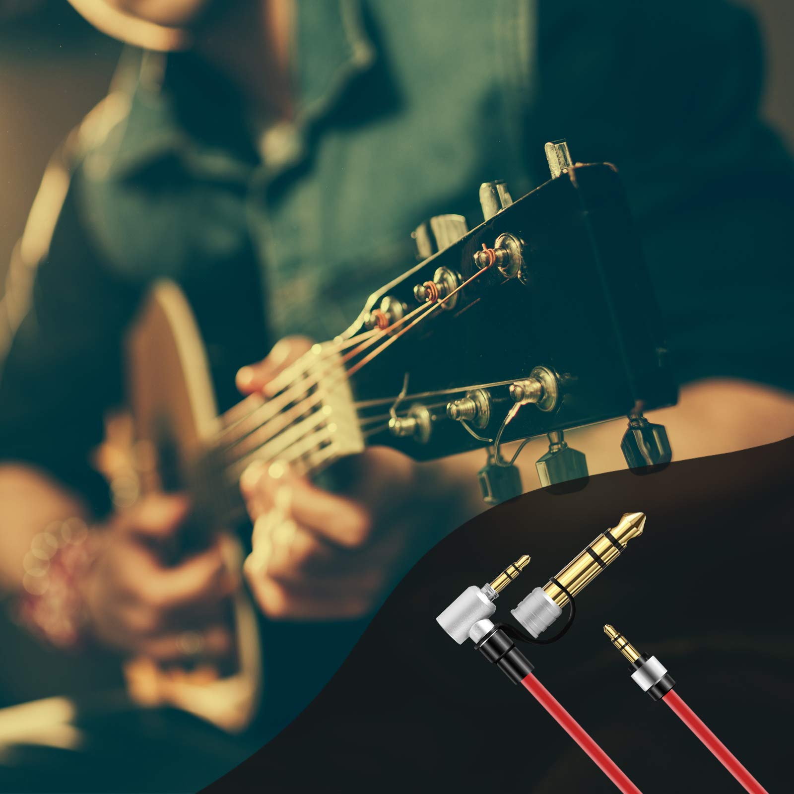 Original Monster Solo Beats Studio Headphones Replacement Cable - 3.5mm Aux Cord for Dr Dre Solo/Studio/SoloHD - Red Detox Edition Audio Wire (Perfect for Gaming, Music & Travel)
