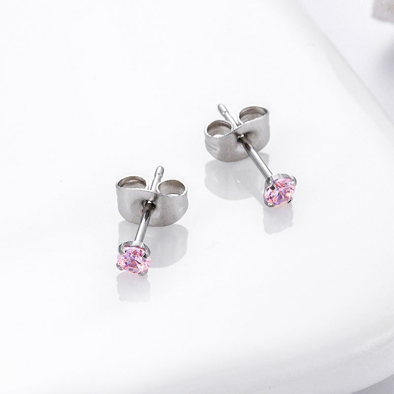 18K Gold Plated Cartilage Earrings Surgical Steel Tiny Stud Earrings with CZ Stones | Sleeper Earrings for Women | Perfect for Daily Wear, Gifts & Special Occasions