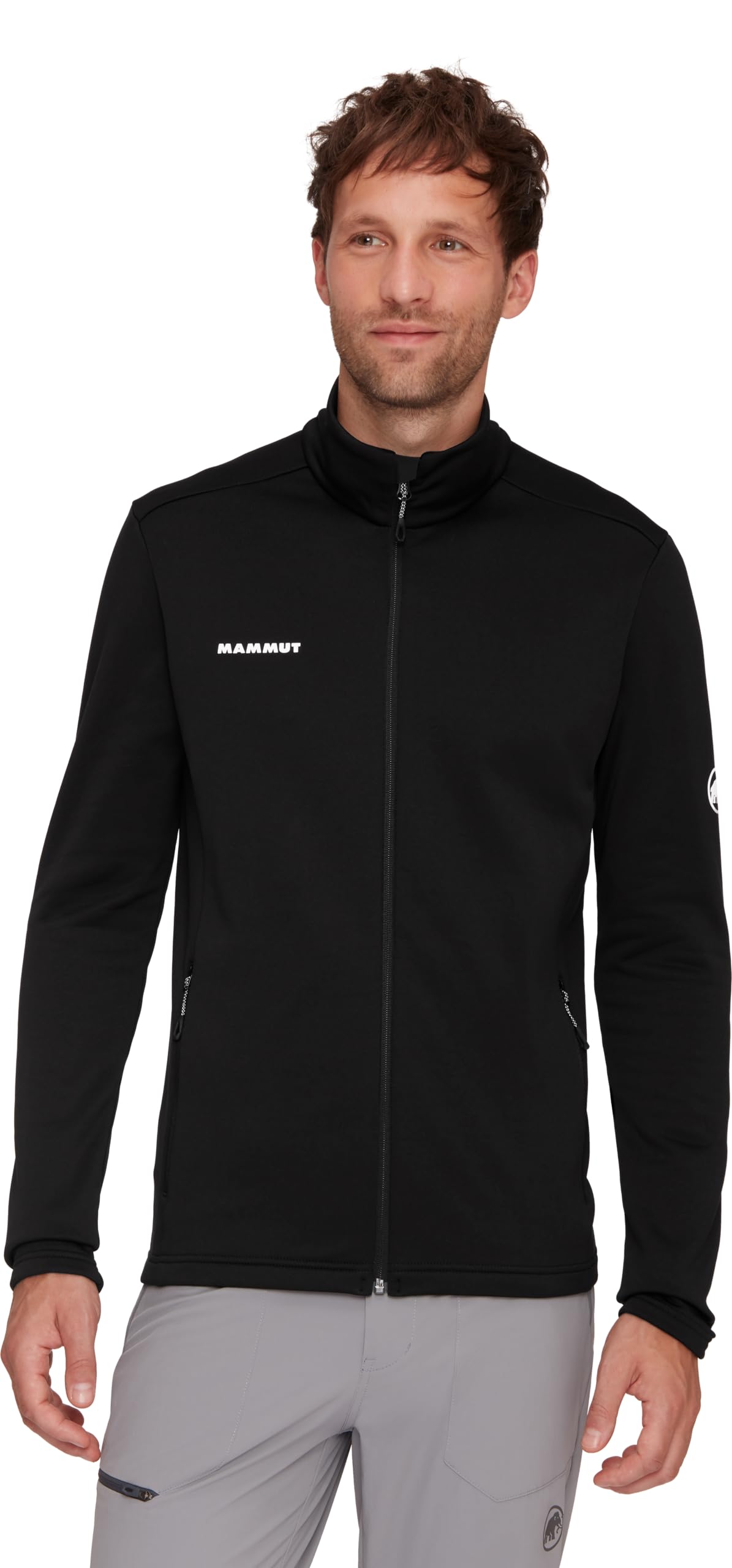 Mammut Men's Outdoor Midlayer Jacket - Lightweight Fleece Insulation for Hiking, Camping & Cold Weather - Breathable & Moisture-Wicking Mid Layer for Active Adventures