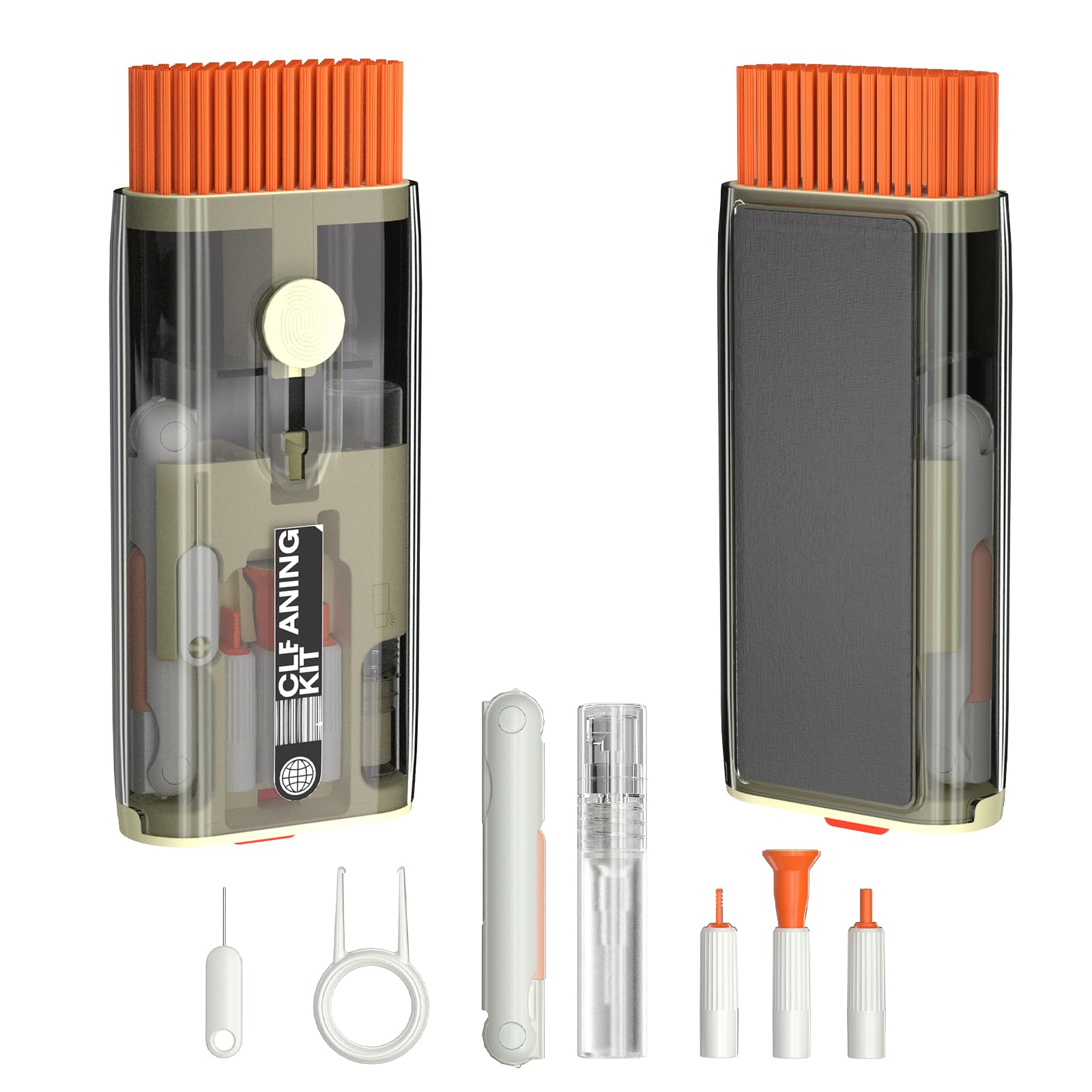 All-in-One Laptop Cleaner Kit - Keyboard, AirPods, MacBook, Tablet & Screen Cleaning Set | Dust Brush & Vacuum Tool for Computers, PC, TV, Camera Lens | Perfect for Home, Office & Travel Use