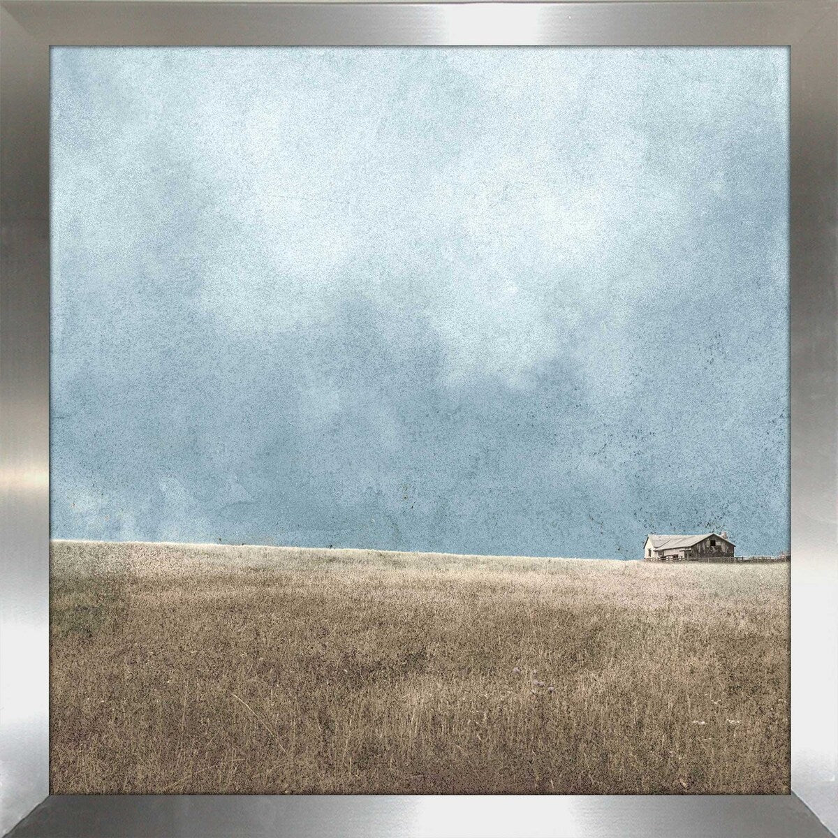 After the Storm Blue Sky Square Acrylic Print - Modern Wall Art for Home, Office & Living Room Decor