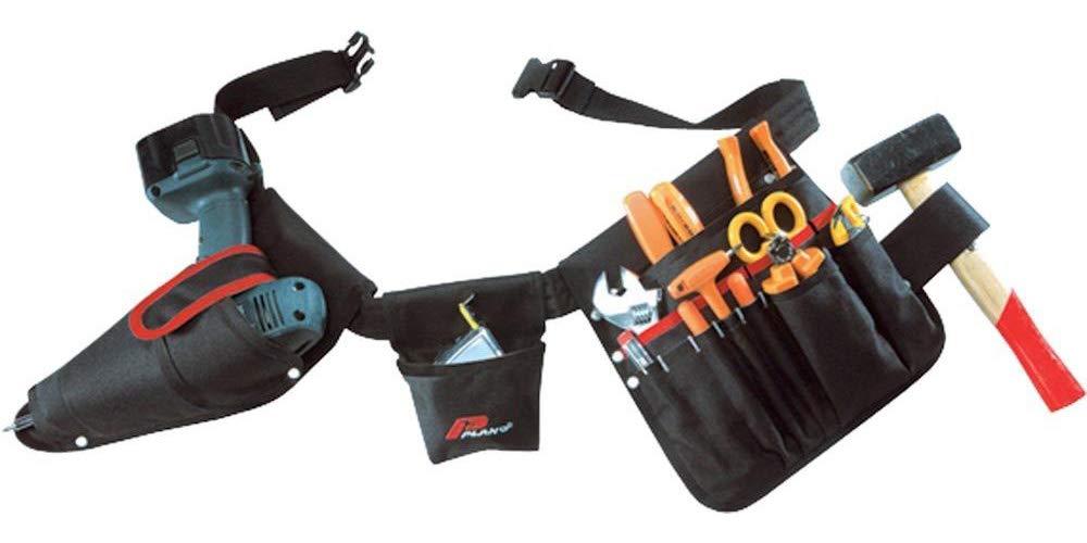Plano Pl52180 15 Pocket Heavy Duty Tool Belt for Cordless Drills - Perfect for Electricians, Carpenters & DIY Home Improvement Projects