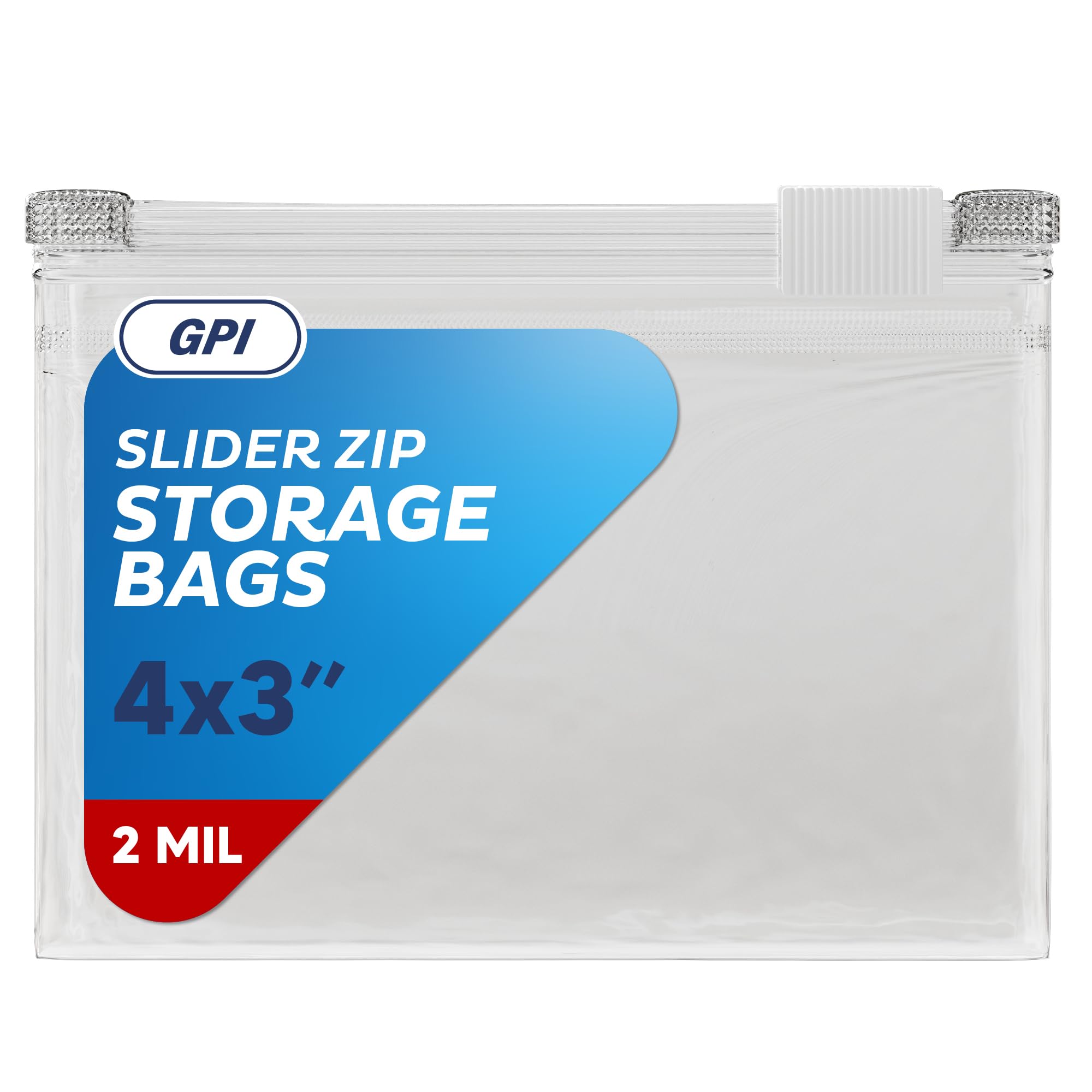 1000 Count Slider Zip Food Storage Bags - 4
