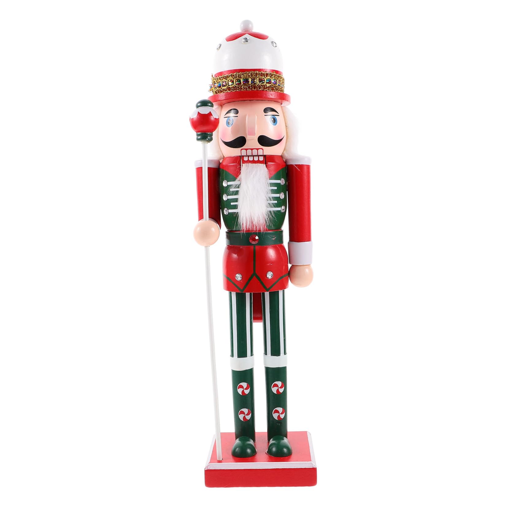 Premium 3D Wooden Nutcracker Christmas Decorations - Festive Xmas Party Ornaments, Holiday Puppets & Nutcrackers for Home, Tree, and Tabletop Decor - Perfect for Christmas Parties, Gifts, and Festive Home Styling