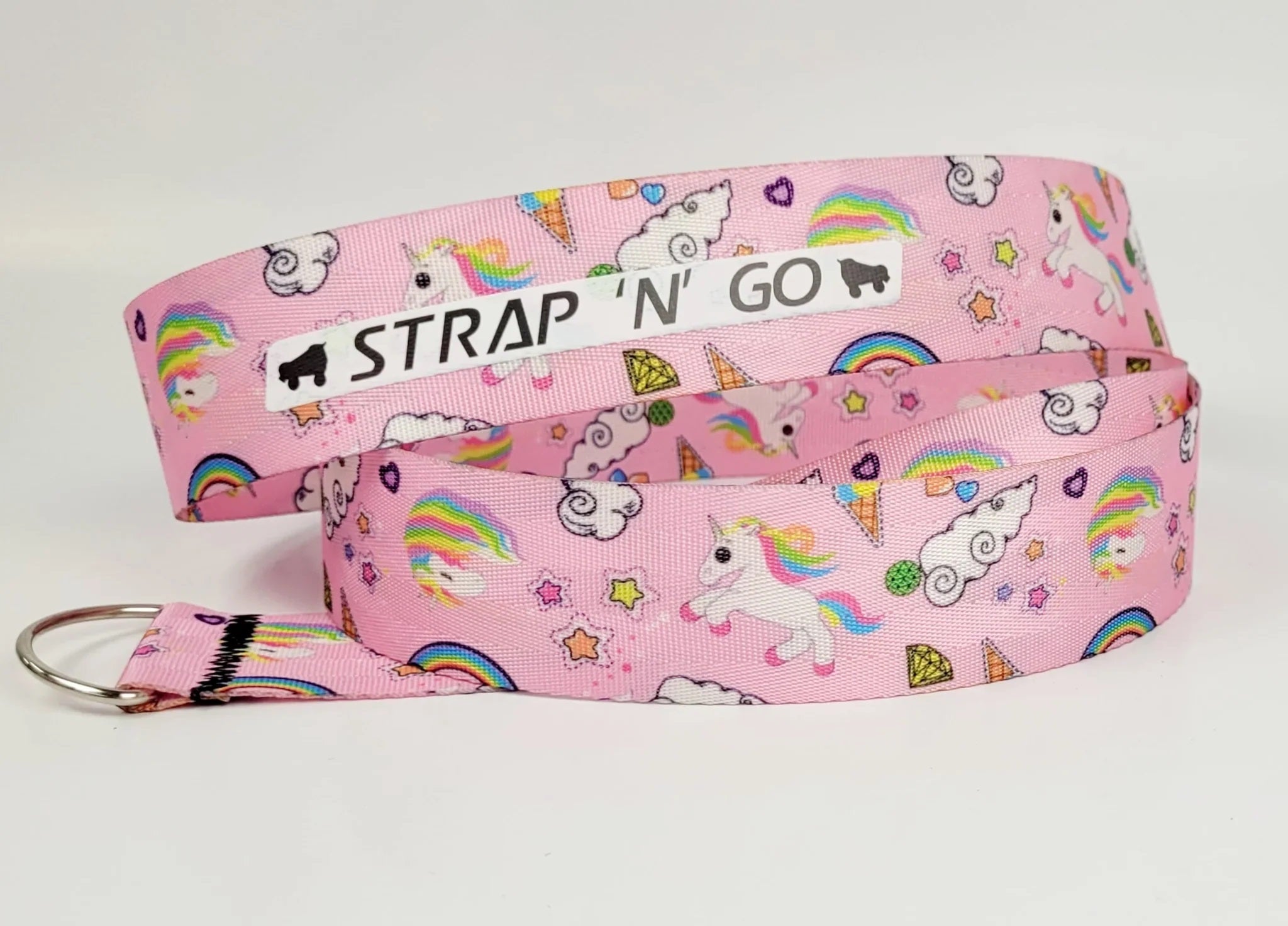 Strap N Go Roller Skate Leash - Adjustable Skate Strap with Multiple Patterns | Perfect for Roller Skating, Rink, and Outdoor Skate Sessions