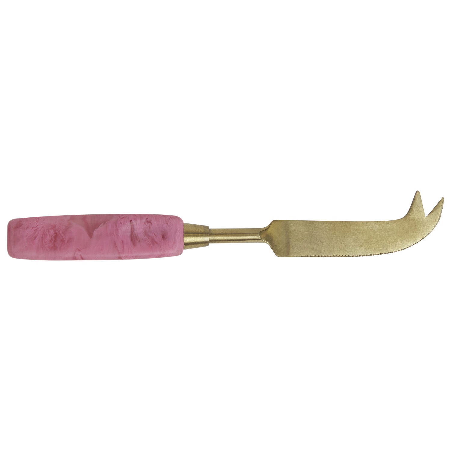 Premium Stainless Steel Cheese Knife with Ergonomic Handle - Penny Cheese Knife in Fuchsia Pink - Perfect for Cheese Boards, Charcuterie, and Gourmet Entertaining
