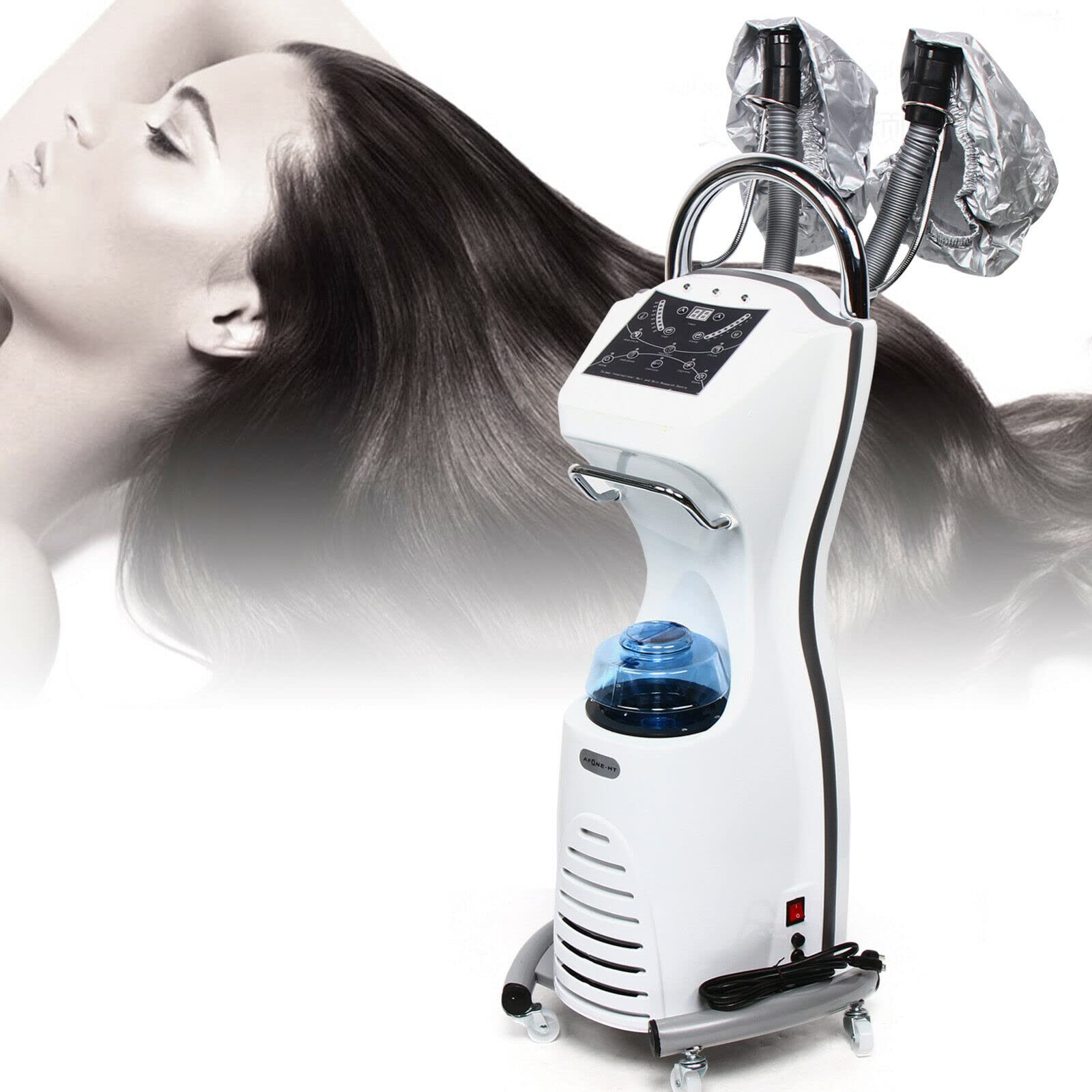 7 in 1 Professional Hair Steamer for Salon & Home - Hair Dryer, Dyeing, Perming, Spa Oil Treatment & Hydration Machine | Perfect for Hair Care, Styling & Deep Conditioning Treatments