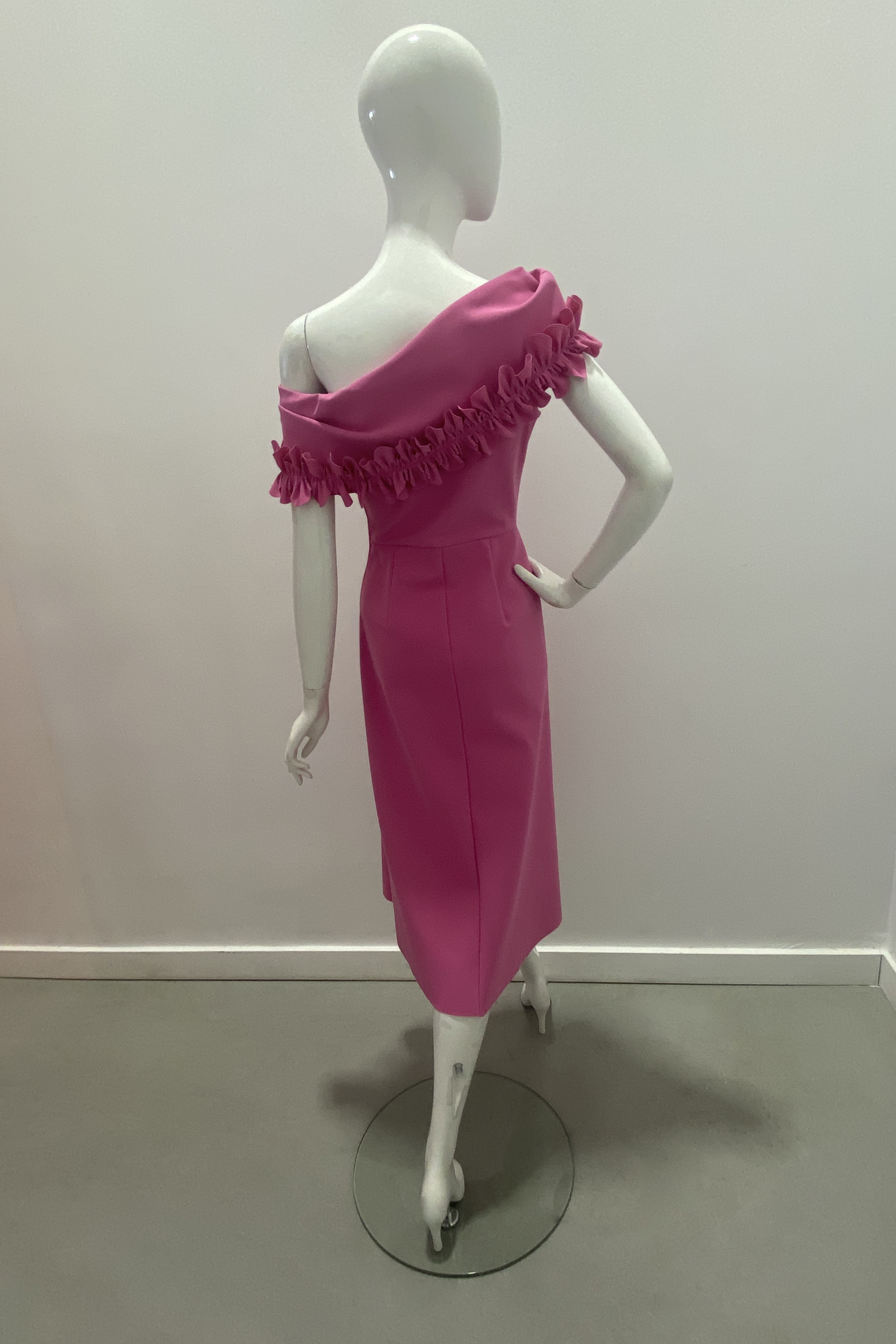 Greta Constantine Lofiyah Ruffle A-Line Dress for Women | Elegant Flowy Party Dress for Weddings, Cocktails & Special Occasions