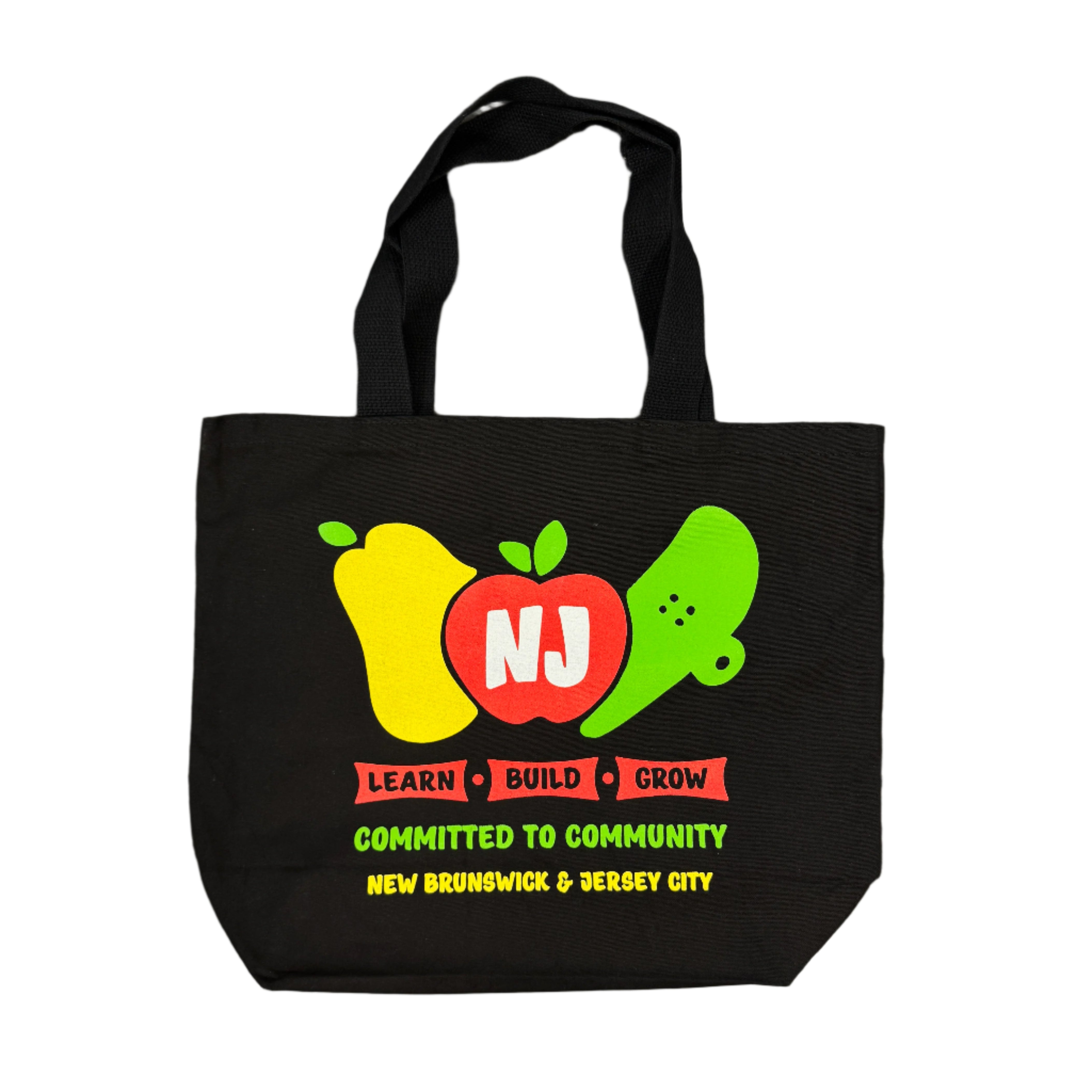 NJ Community Tote Bag - Eco-Friendly Reusable Grocery Shopping Tote for Farmers Market, Beach & Daily Use