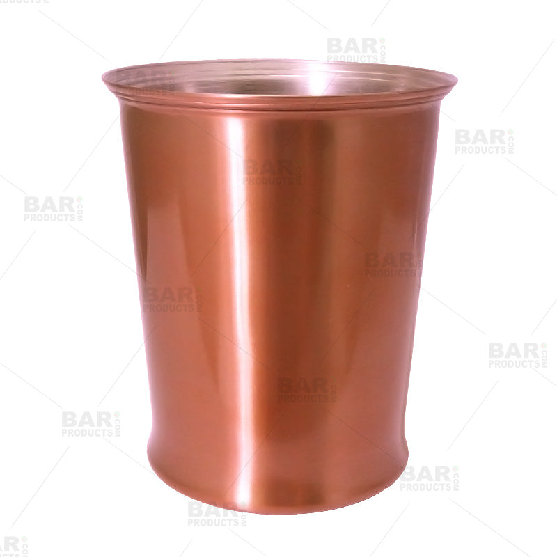 BarConic® 12oz Copper Plated Mint Julep Cup - Elegant Southern Style Cocktail Glass for Bourbon, Whiskey & Mint Julep Drinks - Perfect for Parties, Weddings & Home Bars