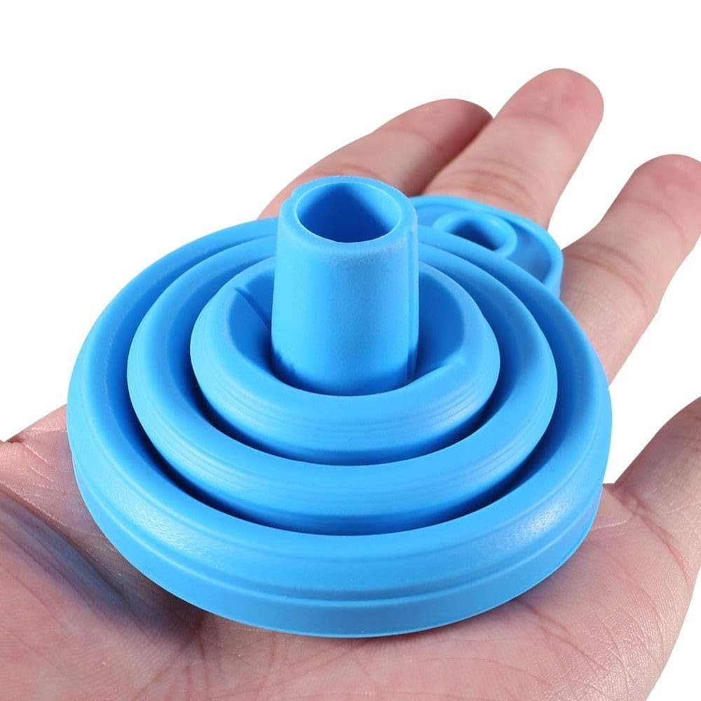 Premium 3D Printer Resin Filter Kit - Silicone Collapsible Funnel with Stainless Steel Mesh for Easy Resin Recycling | Perfect for SLA/DLP 3D Printing & Jewelry Making