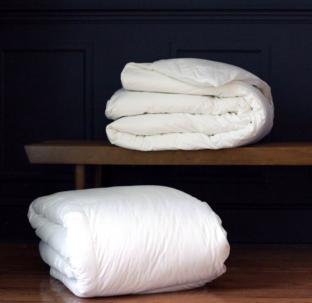 Premium Winter Weight Down Comforter - Ultra Warm & Hypoallergenic Goose Feather Duvet for Cold Weather - Perfect for Bedroom, Guest Room & Cozy Cabin Retreats