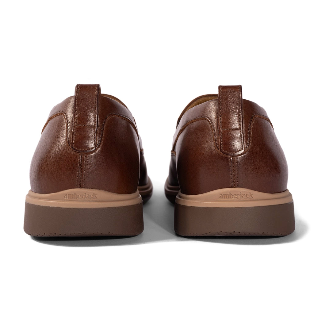 Comfortable Chestnut Slip-On Shoes for Men & Women - Casual Loafers for Walking, Travel & Everyday Wear