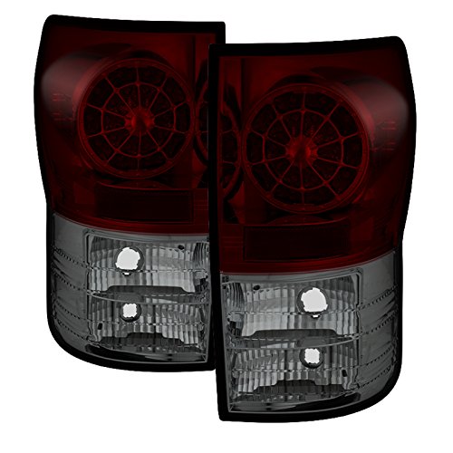 Spyder Auto 5029614 LED Tail Lights - Red/Smoked Lens - Compatible with Select Car Models - Enhance Style & Night Visibility for Sedans, Coupes & Trucks
