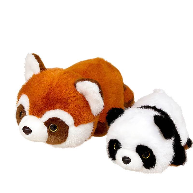 Reversible Panda Plush Toy - Cute Flip Stuffed Animal for Kids, Soft & Huggable Panda Bear - Perfect for Bedroom Decor, Gift, and Cuddling