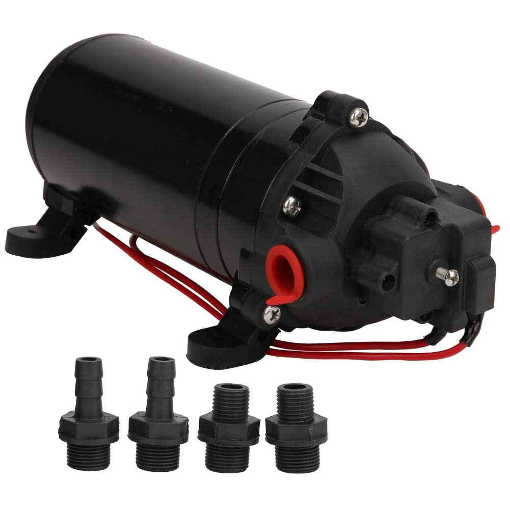12V Corrosion Resistant Diaphragm Pump - Heavy Duty Diaphragm Water Pump for Home, Marine & Outdoor Use - Explosion Proof Engineering Plastic Design for Yachts, Boats & Water Transfer Applications