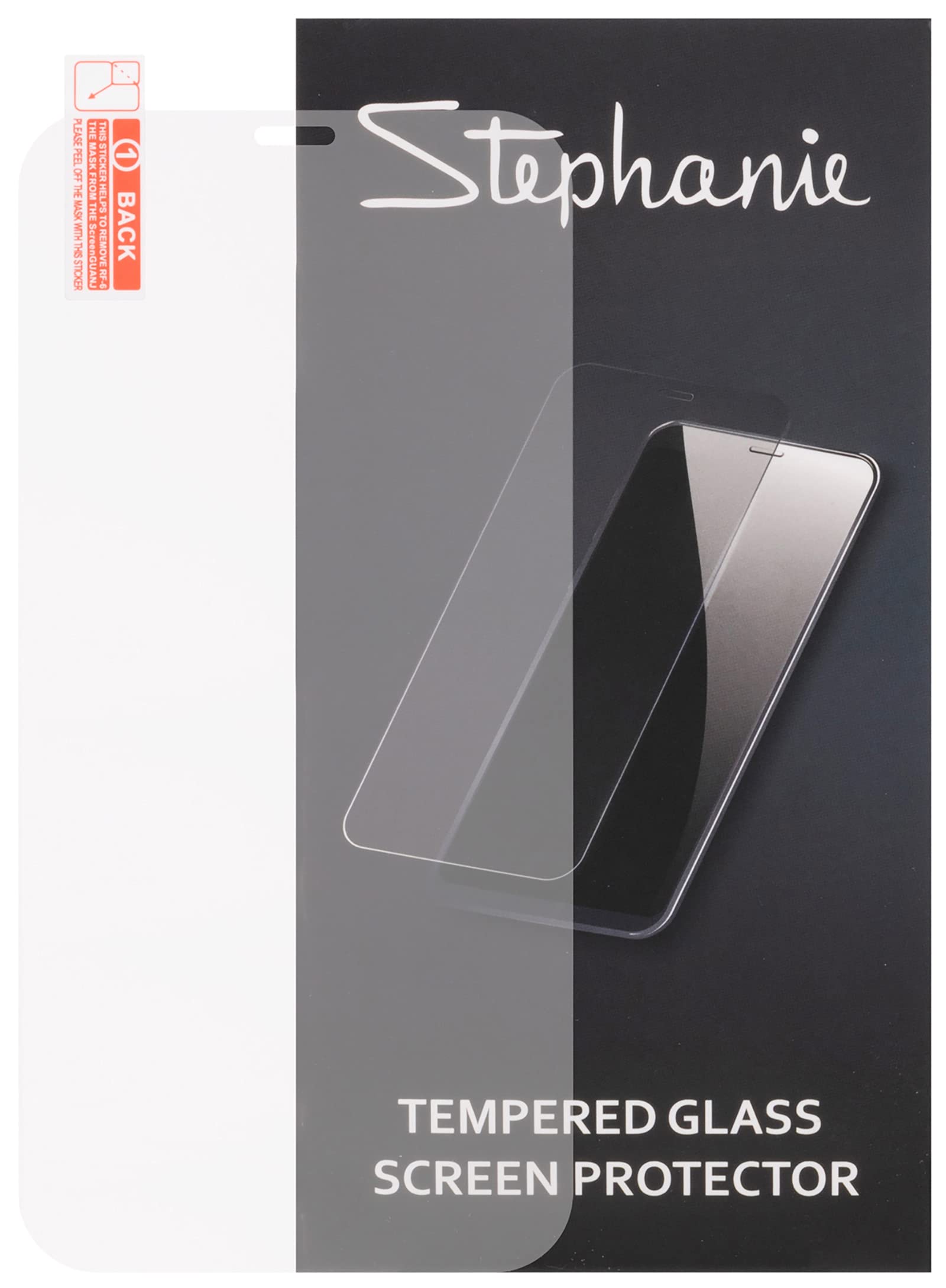 Stephanie Imports Blue Silicone Epoxy Resin Protective Case for iPhone 12 & iPhone 12 Pro with Tempered Glass Screen Protector - Shockproof, Anti-Scratch Phone Cover for Daily Use, Work & Travel