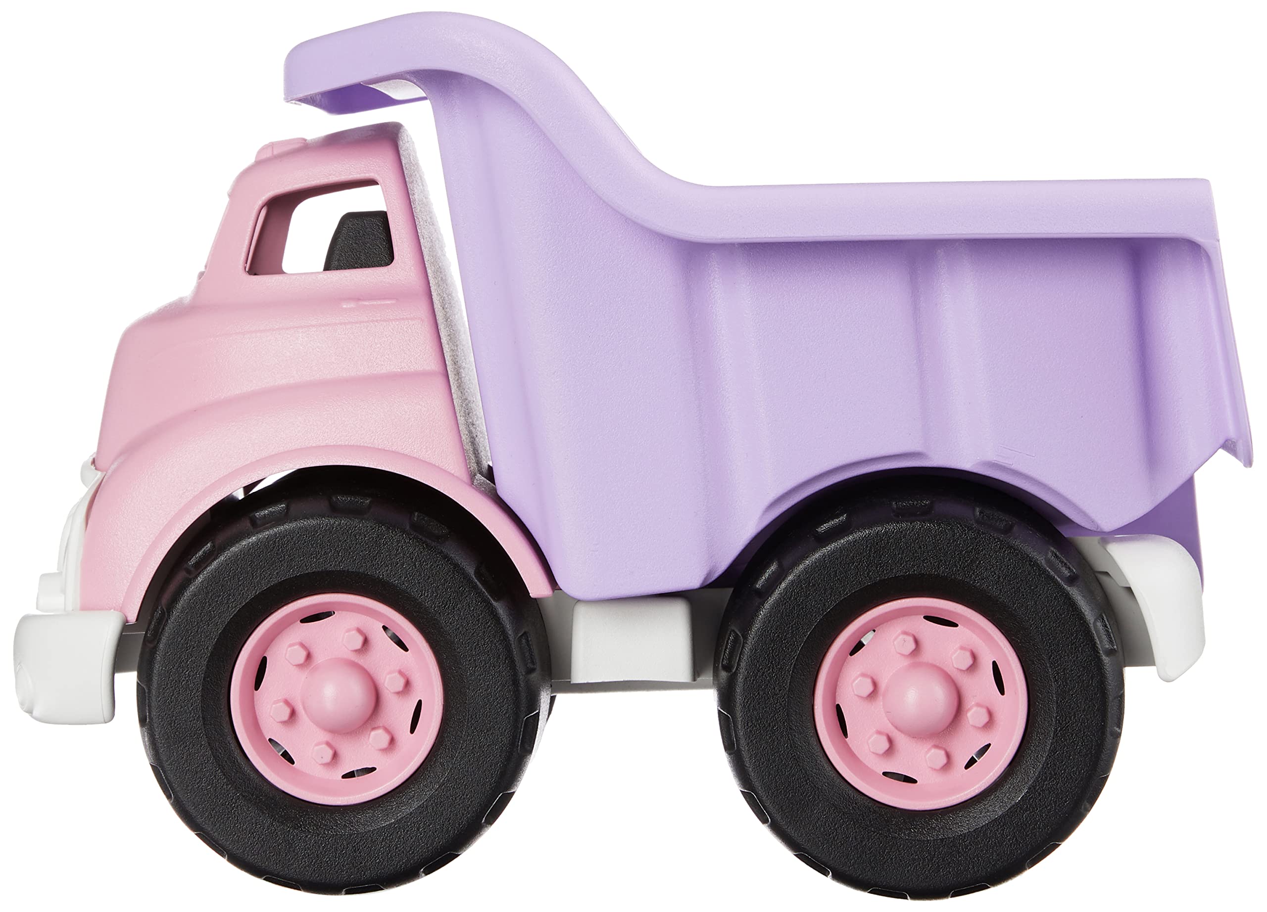 Green Toys Dump Truck Pink - Eco-Friendly Plastic Construction Toy for Kids | Fun Sandbox, Beach & Outdoor Play Vehicle for Toddlers & Preschoolers