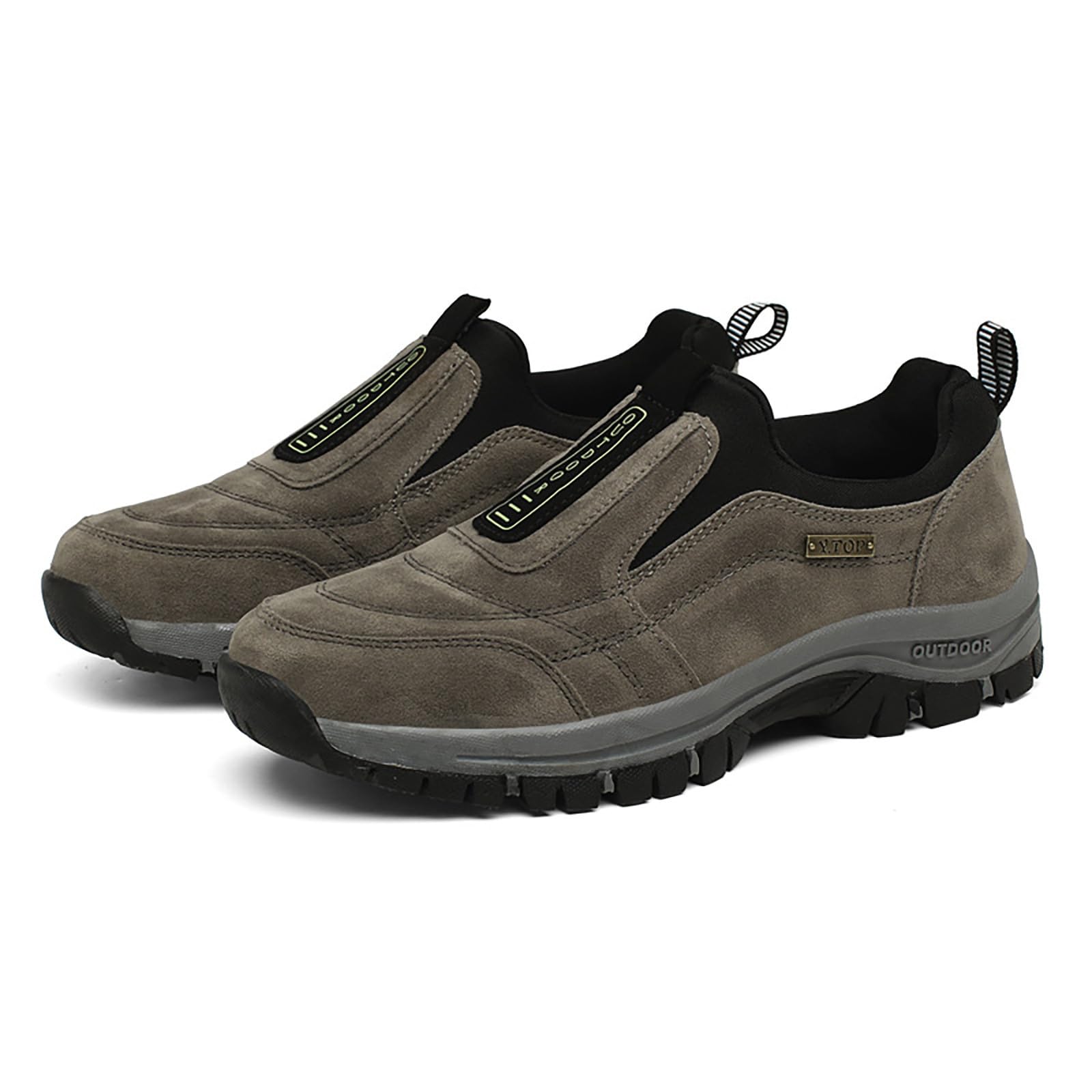Baiomawzh Men's Trekking Shoes - Lightweight, Breathable & Waterproof Hiking Shoes with Non-Slip Sole for Outdoor Adventures, Mountain Climbing & Summer Hiking | Perfect for Trail Running, Camping & Mountain Biking