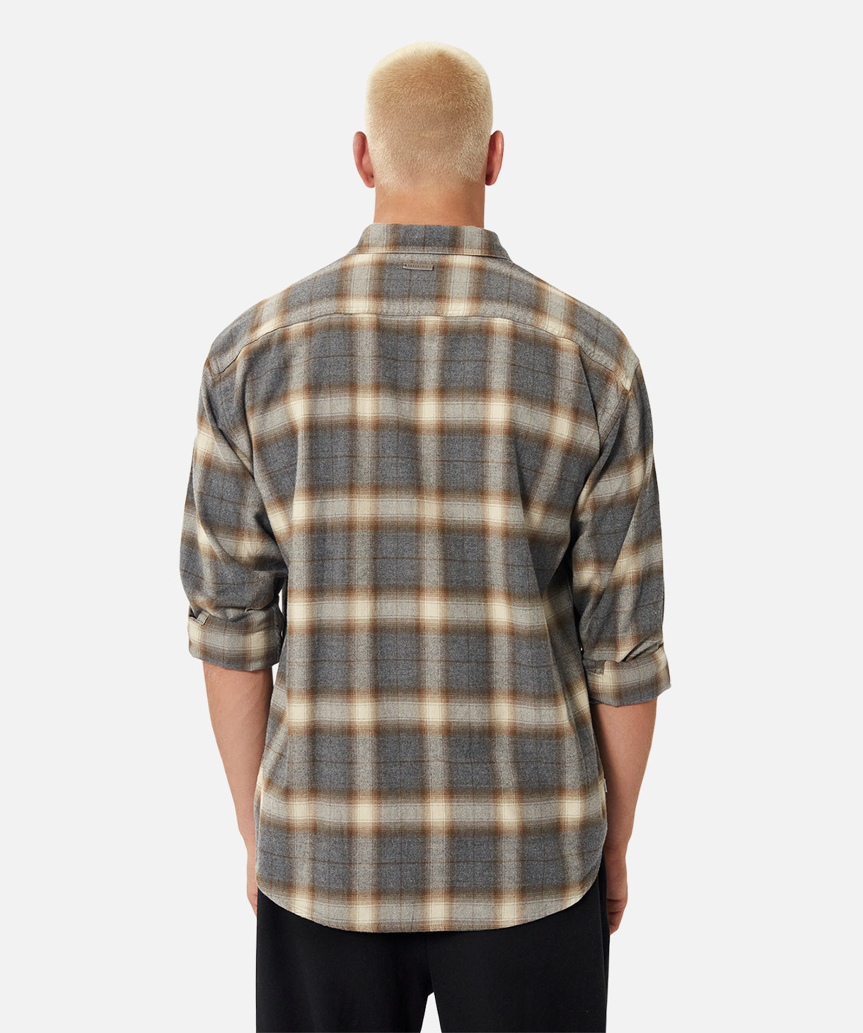 The Woburn LS Shirt - Grey Combo | Comfortable Long Sleeve Casual Shirt for Men | Perfect for Work, Travel & Outdoor Activities