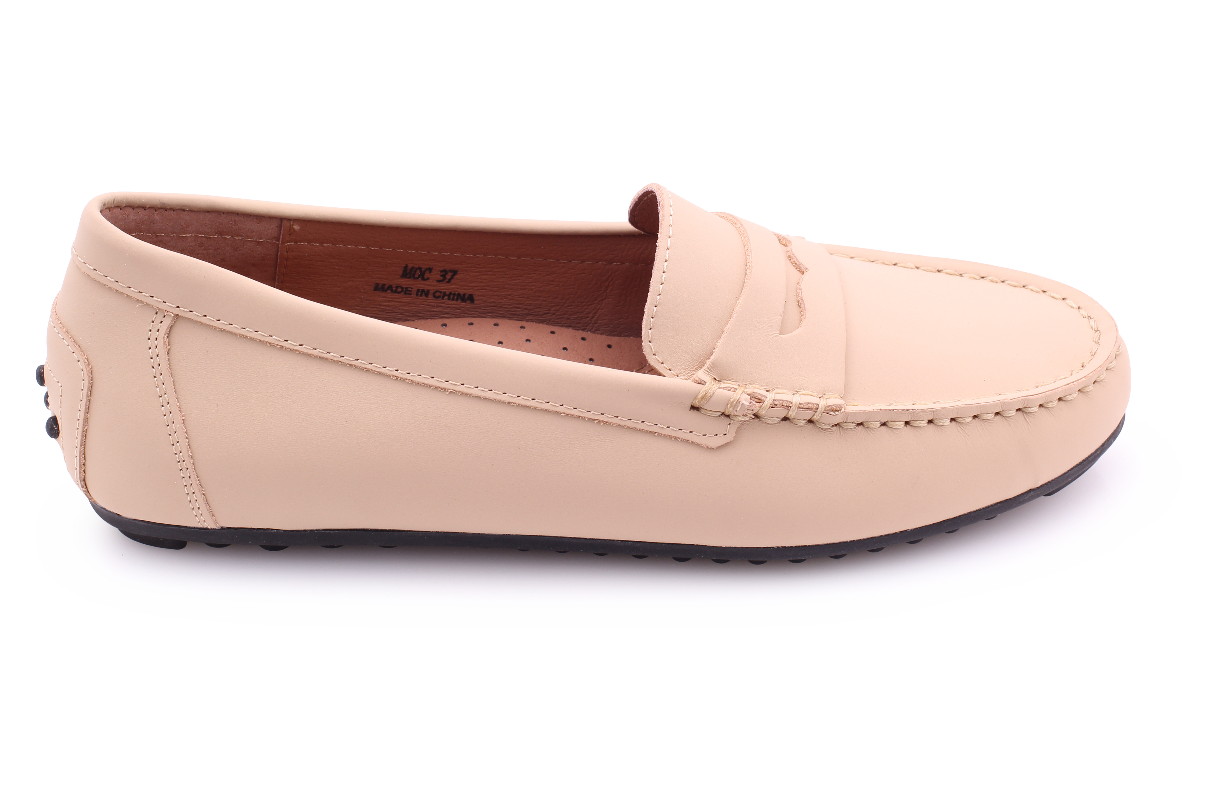 Lynette&Co Men's Genuine Leather Moccasin Slippers - Soft Indoor/Outdoor House Shoes for Comfort & Relaxation at Home, Office, or Travel