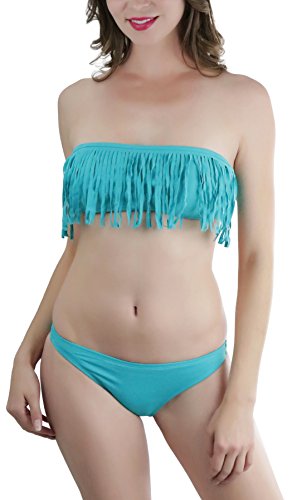 Turquoise (Fringe Design Neck Tie)
