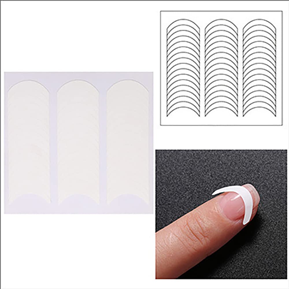 Gogoonly 1368pcs French Nail Art Stickers - DIY Manicure Decoration for Home & Salon