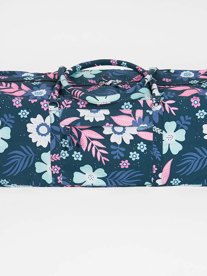 GOTS Certified Organic Cotton Yoga Bag - Eco-Friendly Yoga Equipment Storage for Studio & Travel - Perfect for Yoga Mats, Blocks, and Accessories