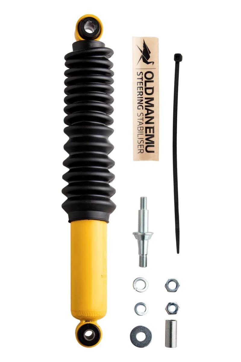 Old Man Emu OMESD48 Heavy-Duty Steering Stabilizer with Dust Boot - Improve Vehicle Control & Reduce Vibration for Off-Road Trucks, Jeeps & SUVs